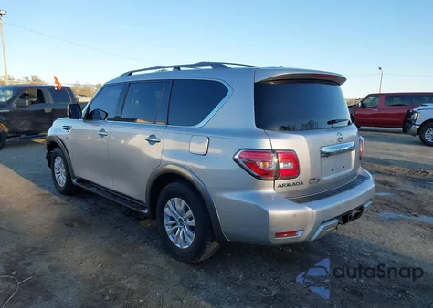 2017 Nissan Armada Sv z USA, uszkodzony, nr VIN JN8AY2ND9H9011398